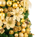 Choinka Sztuczna Złota - Ozdobiona