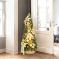 Choinka Sztuczna Złota 110 cm - Ozdobiona