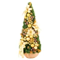 Choinka Sztuczna Złota 110 cm - Ozdobiona