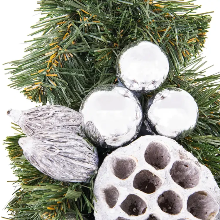 Sztuczna Choinka Udekorowana 30 cm - SILVER