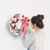 Ośnieżony Wianek Świąteczny Premium 35 cm - INGRID