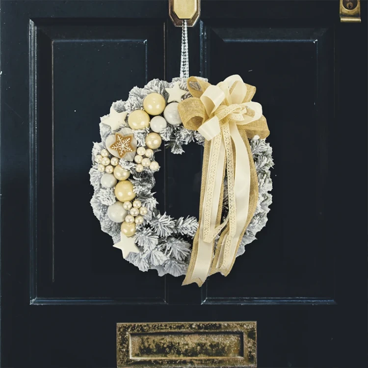 Wianek Świąteczny Premium 35 cm - Vanilla