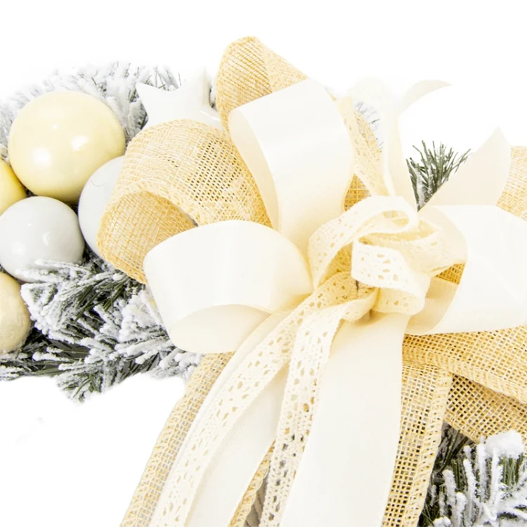 Wianek Świąteczny Premium 35 cm - Vanilla