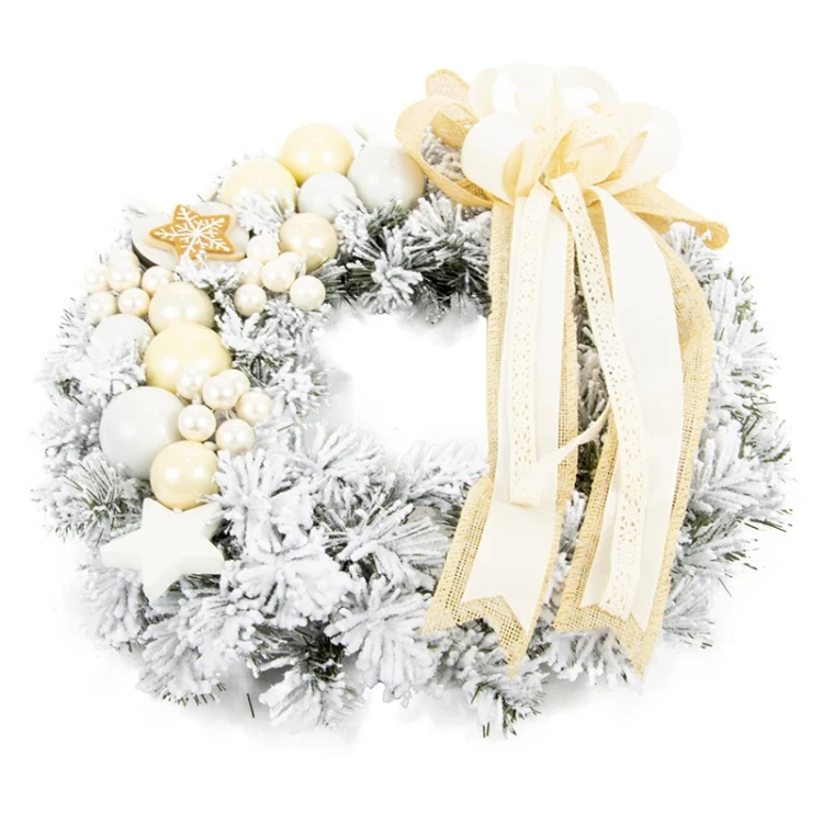 Wianek Świąteczny Premium 35 cm - Vanilla