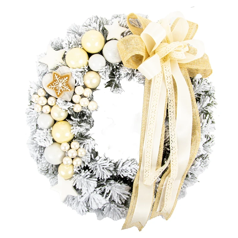 Wianek Świąteczny Premium 35 cm - Vanilla