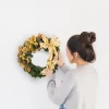 Wianek Świąteczny Premium 35 cm - GOLD