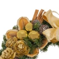 Wianek Świąteczny Premium 35 cm - GOLD