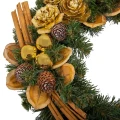 Wianek Świąteczny Premium 35 cm - GOLD
