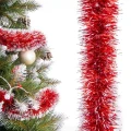 Łańcuch na choinkę 6 m - czerwono-srebrny fot. 8