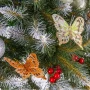 Niepowtarzalne Święta: Motyle na Klipsie z Brokatem fot. 12