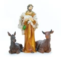 Zestaw figur do szopki Bożonarodzeniowej - 47 cm kpl. 10 ozdób