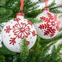 Zestaw Bombki Szklane na choinkę 8 cm