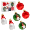 Zestaw szklanych bombek 6 cm fot. 12