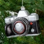 Szklana Zawieszka na choinkę - Aparat fotograficzny 10 cm