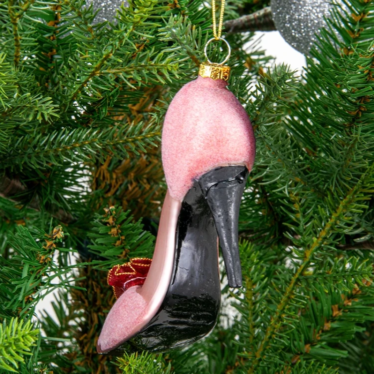 Szklana Zawieszka na choinkę - Szpilka 12 cm fot. 4