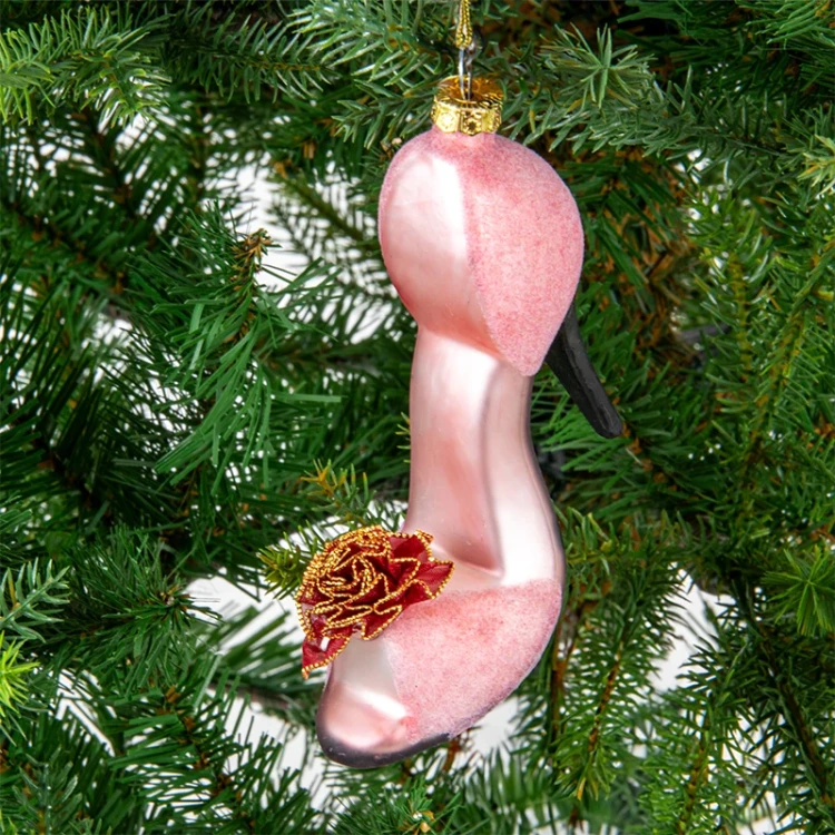 Szklana Zawieszka na choinkę - Szpilka 12 cm fot. 5