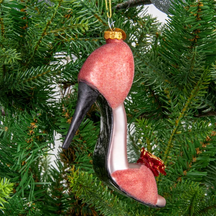 Szklana Zawieszka na choinkę - Szpilka 12 cm fot. 1