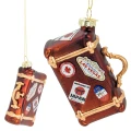 Szklana bombka Zawieszka na choinkę - Walizka
