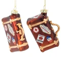 Szklana bombka Zawieszka na choinkę - Walizka