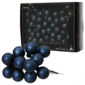 Granatowe mat