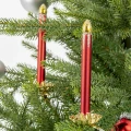 Zestaw 3 Szklane Świeczki z klipsem - 13 cm fot. 3