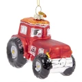 Szklany Traktor - Zawieszka na choinkę 9 cm fot. 2