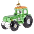 Szklany Traktor - Zawieszka na choinkę 9 cm fot. 5