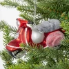 Szklany skuter - zawieszka na choinkę 12 cm