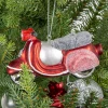 Szklany skuter - zawieszka na choinkę 12 cm