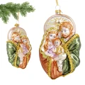 Święta Rodzina - Szklana Bombka choinkowa - 14,5 cm