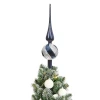 Szklany szpic choinkowy 31 cm - Wzór Spirali fot. 2