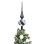 Szklany szpic choinkowy 31 cm - Wzór Spirali fot. 2