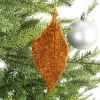 Brokatowy Liść Zawieszka choinkowa - 13 cm fot. 4