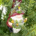 Świąteczny Gnom Zawieszka choinkowa - 9 cm fot. 2