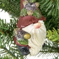 Świąteczny Gnom Zawieszka choinkowa - 9 cm fot. 5