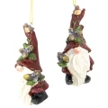 Świąteczny Gnom Zawieszka choinkowa - 9 cm fot. 4