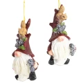 Świąteczny Gnom Zawieszka choinkowa - 9 cm fot. 7