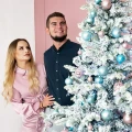 Różowe bombki choinkowe - 30 szt. 3 cm