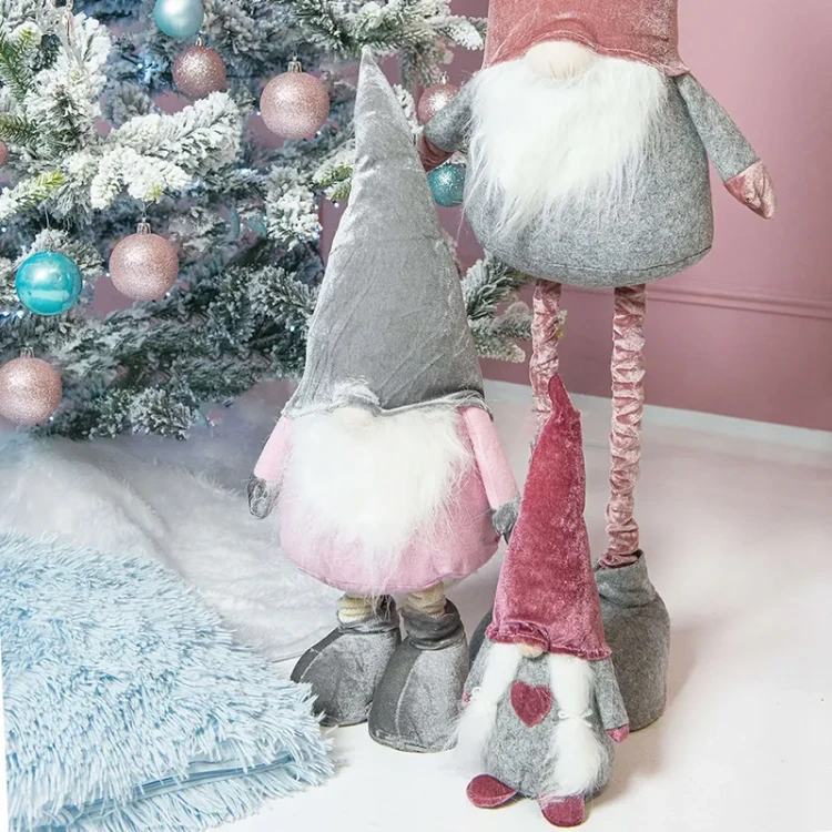 Różowe bombki choinkowe - 30 szt. 3 cm