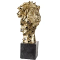 Złoty Lew - Statuetka Ozdobna 43 cm