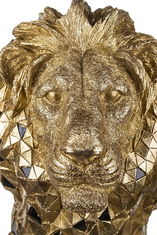 Złoty Lew - Statuetka Ozdobna 43 cm