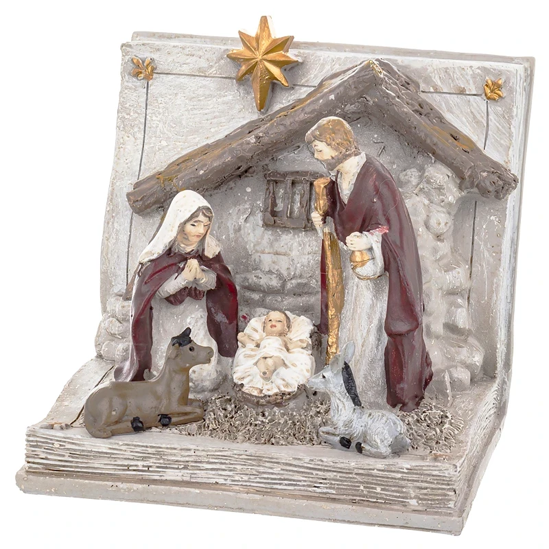 Szopka Bożonarodzeniowa - Otwarta Księga 10 cm