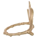 Metalowa obrączka na serwetkę fi 4 cm - Liść Miłorzębu