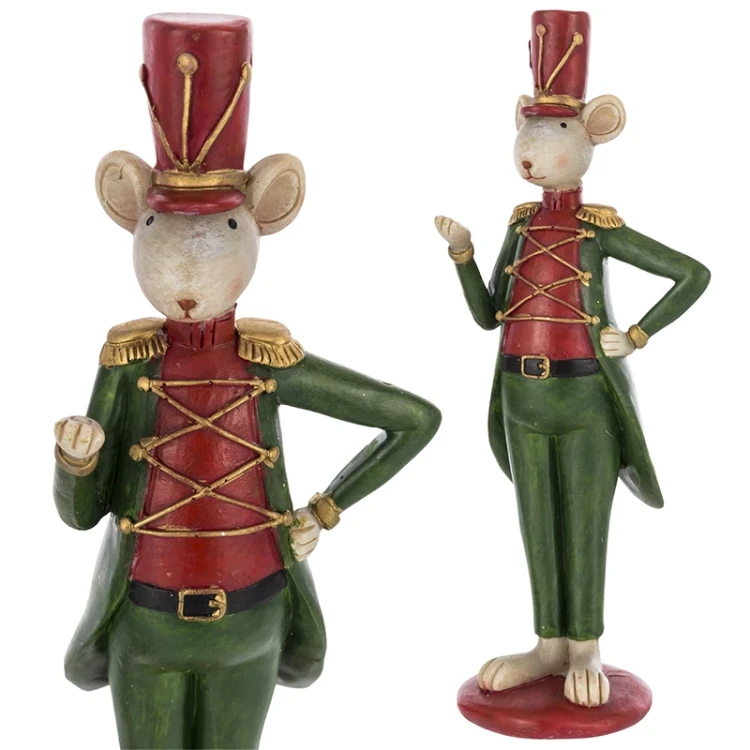 Dekoracyjna figurka - Mysz 21 cm - Wzór 2 fot. 7