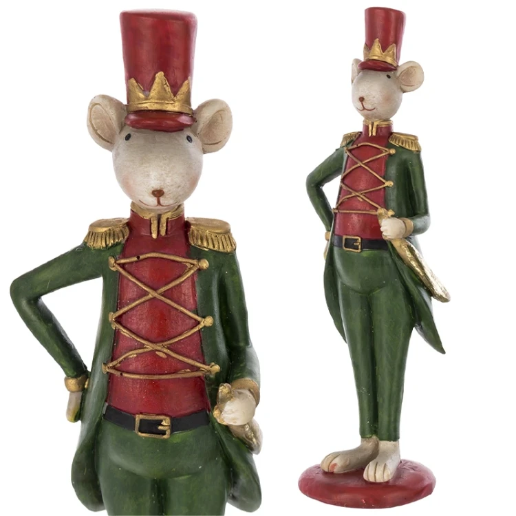 Dekoracyjna figurka - Mysz 21 cm - Wzór 1 fot. 7