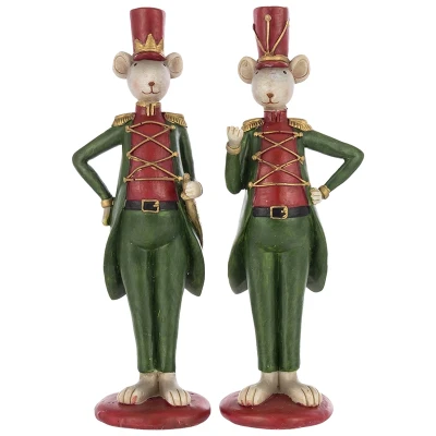 Dekoracyjna figurka - Mysz 21 cm - Wzór 1/2