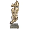 Głęboka Cisza w Złotej Oprawie - Dekoracyjna Figurka 25 cm