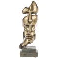 Głęboka Cisza w Złotej Oprawie - Dekoracyjna Figurka 25 cm