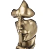 Mistyka Ciszy - Złota Maska w Formie Figurki 25 cm