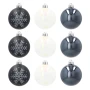 Bombki choinkowe 6 cm - kpl. 9 szt. fot. 13